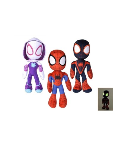 Simba Spidey Plush 25 cm – Glow-in-the-Dark Eyes EOL026375 Simba Toys | Futurartshop.com