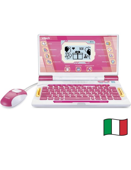 Computer Educativo Bit Smart Genius Plus Rosa – Bilingue VIT581269 Vtech | Futurartshop.com