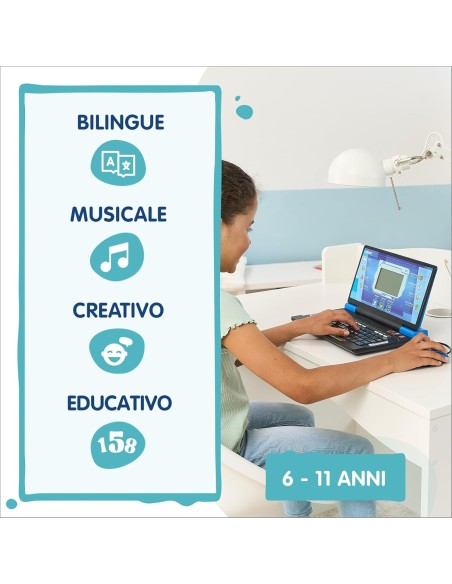 Computer Educativo Bit Smart Genius Plus Rosa – Bilingue VIT581269 Vtech | Futurartshop.com