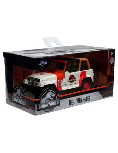 Jada Toys Jurassic World Jeep Wrangler – 1:32 Die-Cast Model Car EOL098529 Simba Toys | Futurartshop.com