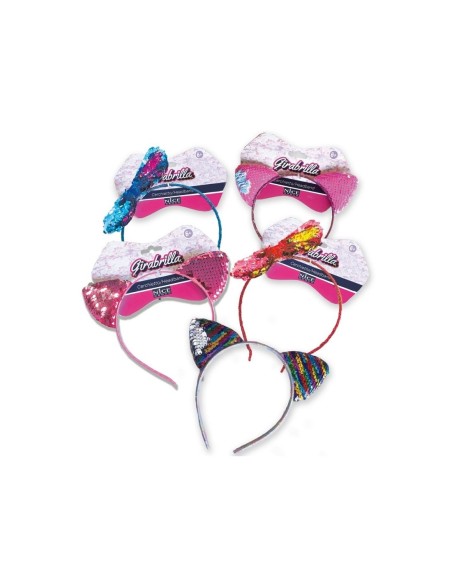 Cerchietto Girabrilla Nice – Paillettes Cangianti Bambina Assortito EOL02573 Nice Group | Futurartshop.com