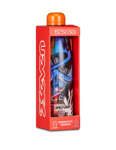 Borraccia Termica Seven 500ml – Acciaio Inox 6 Modelli Assortiti ROU362564 Seven | Futurartshop.com