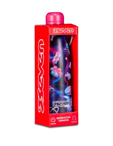 Seven Thermal Water Bottle 500ml – Stainless Steel 6 Designs ROU362564 Seven | Futurartshop.com