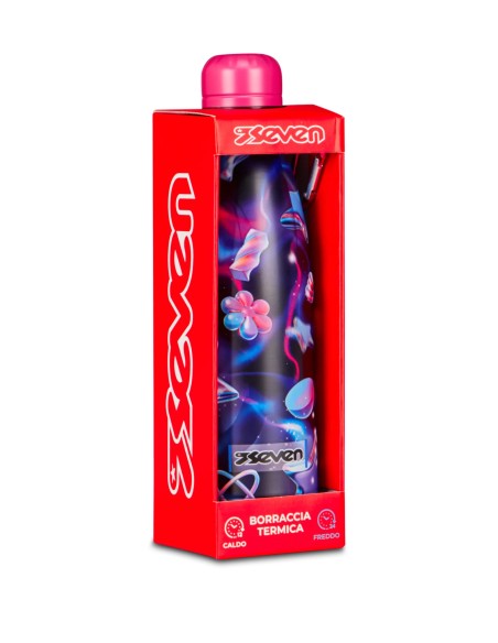 Borraccia Termica Seven 500ml – Acciaio Inox 6 Modelli Assortiti ROU362564 Seven | Futurartshop.com