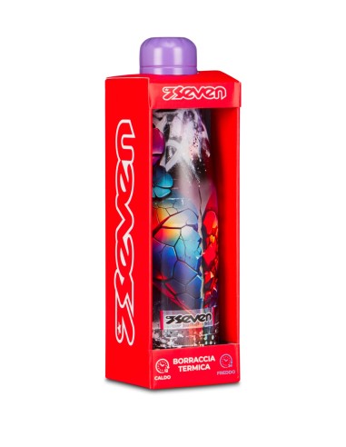Seven Thermal Water Bottle 500ml – Stainless Steel 6 Designs ROU362564 Seven | Futurartshop.com