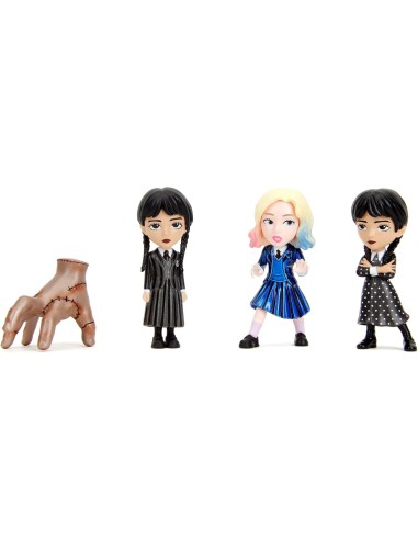 Set 4 Personaggi Wednesday – Die-Cast Metallo da Collezione EOL089831 Simba Toys | Futurartshop.com