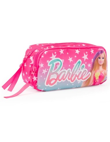 Astuccio Maxi Bustina Barbie - Portapenne Scuola Barbie, 2 Zip GIOBA945000 Giochi Preziosi | Futurartshop.com