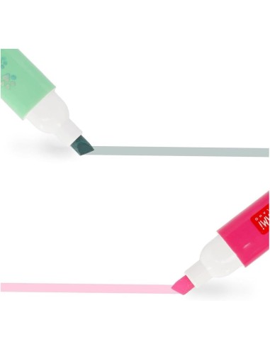 Meow Highlighters – Set of 6 Dual Tip 12 Colours Cat LEGMHL0002 Legami Milano | Futurartshop.com