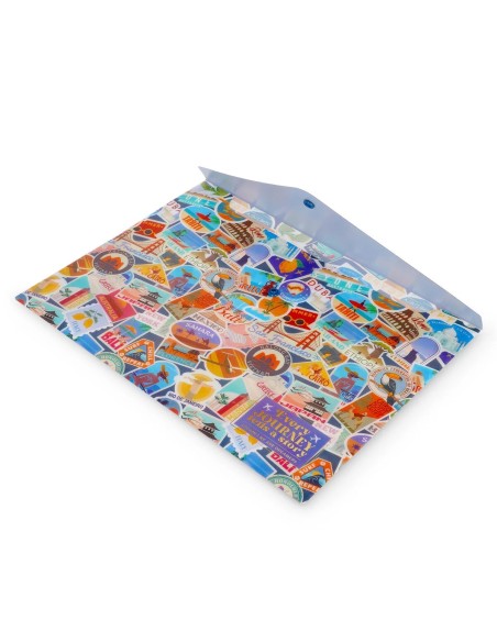 Travel document holder with button LEGPFB0003 Legami Milano | Futurartshop.com