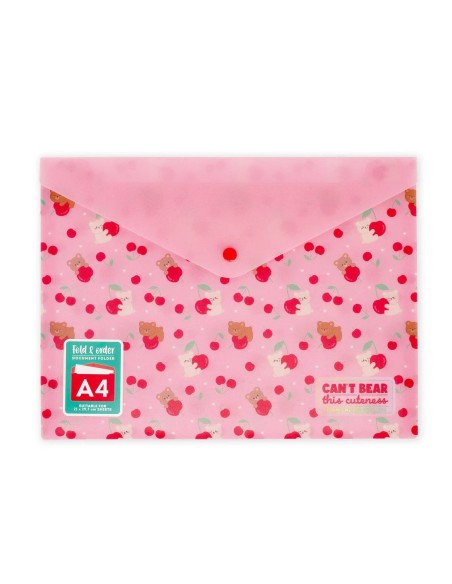 Teddy bear document holder with button LEGPFB0004 Legami Milano | Futurartshop.com