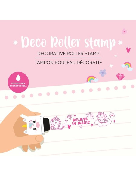 Timbro a Rullo Decorativo Unicorno 2 in 1 LEGROS0003 Legami Milano | Futurartshop.com