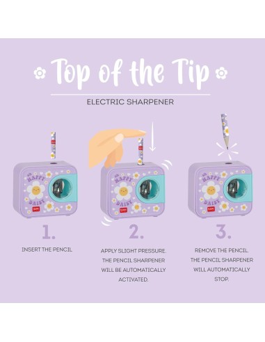 Temperamatite daisy elettrico LEGEPS0001 Legami Milano | Futurartshop.com