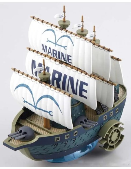 Bandai One Piece Grand Ship Collection Nave della Marina - Modellino Nave da Guerra Model Kit
