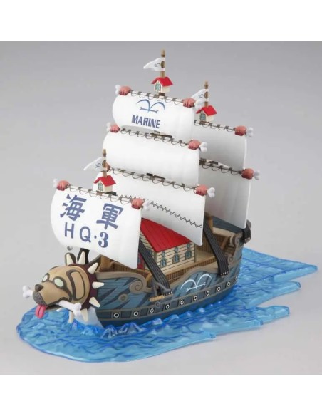 Bandai One Piece Grand Ship Collection Nave da Guerra di Garp - Modellino Model Kit