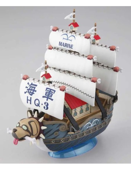 Bandai One Piece Grand Ship Collection Nave da Guerra di Garp - Modellino Model Kit
