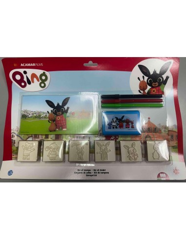 Bing Stamp Set – 6 Stamps with Markers for Kids MUL68987 Multiprint | Futurartshop.com