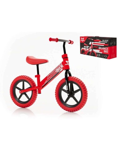 Red Sport Balance Bike – Pedal-Free Pedagogical Bike Kids SCHITA-B200 Magik Bike | Futurartshop.com