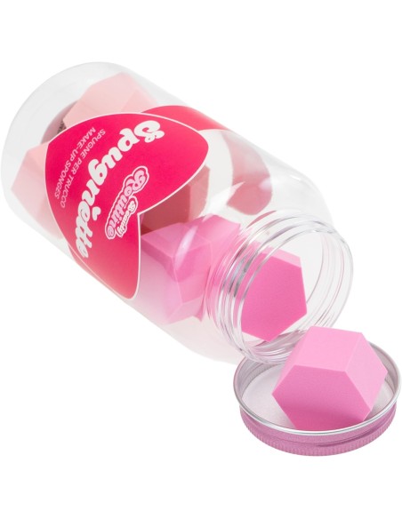 Beauty Routine Spugnette Nice – 10 Spugnette Viso Morbide in Vasetto per Bambine