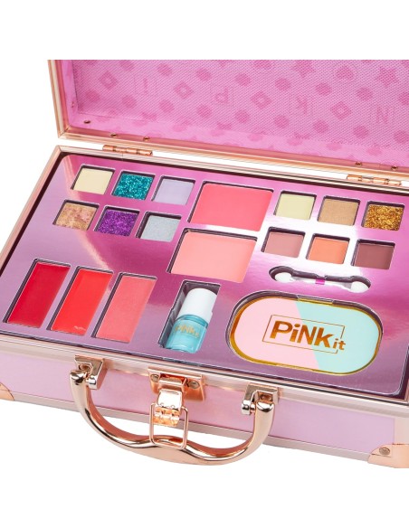 Pink It Make Up Travel Case Nice – Beauty Case Trucchi da Viaggio per Bambine