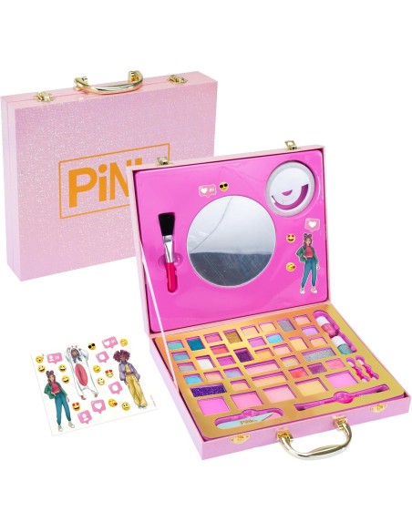 Pink It Selfie Ring Suitcase Nice – Kids Make Up Case with Selfie Ring Light