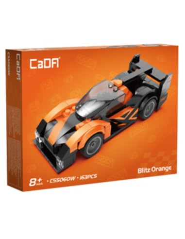 CaDA Blitz Orange Race Car Building Set – 163 Pieces PROC55060W Cada | Futurartshop.com