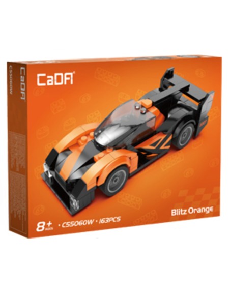 CaDA Blitz Orange Race Car Building Set – 163 Pieces PROC55060W Cada | Futurartshop.com