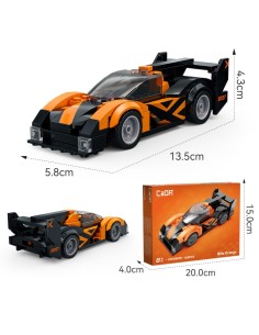 CaDA Blitz Orange Race Car Building Set – 163 Pieces PROC55060W Cada | Futurartshop.com 2