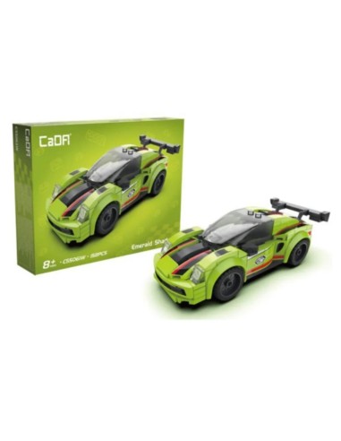 CaDA Emerald Shadow Sprint Race Car – 1:32, 158 Pieces PROC55061W Cada | Futurartshop.com