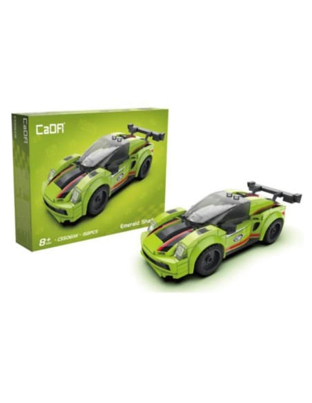 CaDA Emerald Shadow Sprint Race Car – 1:32, 158 Pieces PROC55061W Cada | Futurartshop.com