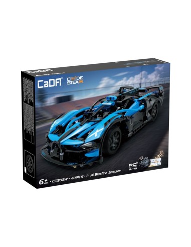 Set Costruzioni CaDA Auto RC Bluefire Specter – 1:14, 421 Pezzi PROC51302W Cada | Futurartshop.com