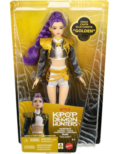 KPop Demon Hunters – Rumi HUNTR/X Golden Singing Doll MATJRN40 Mattel | Futurartshop.com
