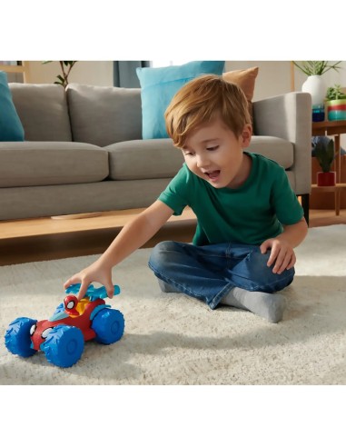 Veicolo Buggy 4x4 Spidey – Retrocarica e Funzione Arrampicata REISP030600 Jazwares | Futurartshop.com