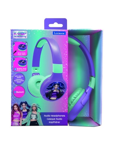 Lexibook K-POP Academy 2-in-1 Bluetooth 5.0 Headphones LEXHPBT010KP Lexibook | Futurartshop.com
