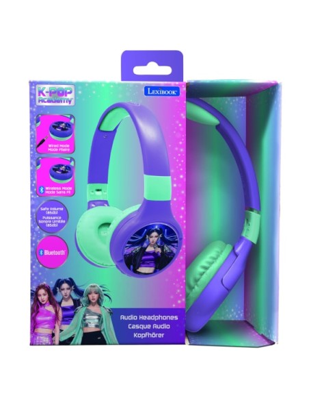 Lexibook K-POP Academy 2-in-1 Bluetooth 5.0 Headphones LEXHPBT010KP Lexibook | Futurartshop.com