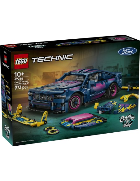 LEGO Technic 42236 – Custom Garage Ford Mustang GT Car LEG6588587 Lego | Futurartshop.com