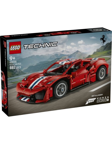 LEGO Technic 42235 – Ferrari 488 Pista Sports Car Model LEG6588585 Lego | Futurartshop.com