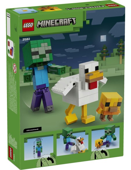 LEGO Minecraft 21582 – Chicken Jockey Baby Zombie Figure LEG6636434 Lego | Futurartshop.com
