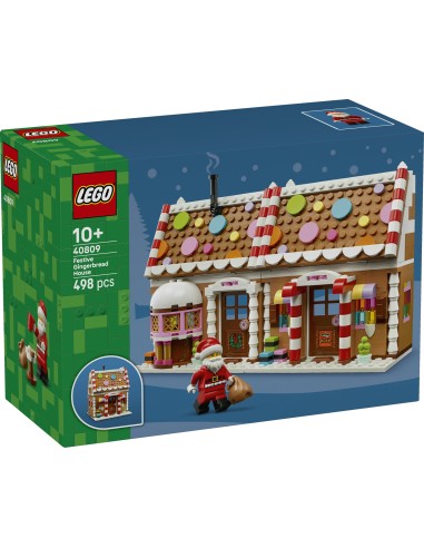 Set Costruzioni LEGO 40809 – Casa di Pan di Zenzero Natalizia LEG6531198 Lego | Futurartshop.com