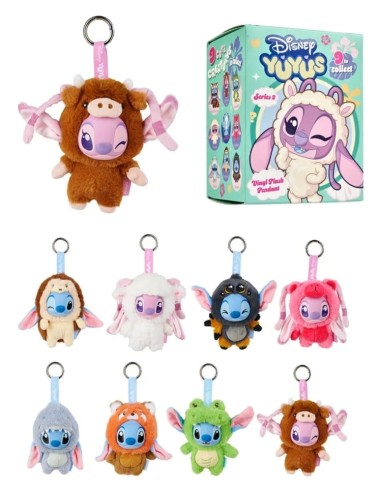 Disney YuYu Stitch & Angel Blindbag Clip – Peluche a Sorpresa SIM6315870947 Simba Toys | Futurartshop.com