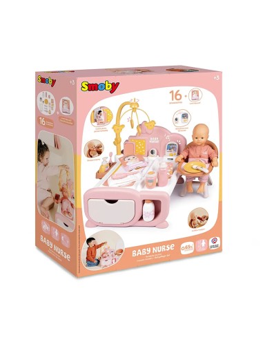 Smoby Baby Nurse Cocoon Nursery – Centro Nanna per Bambole SIM7600220393 Simba Toys | Futurartshop.com