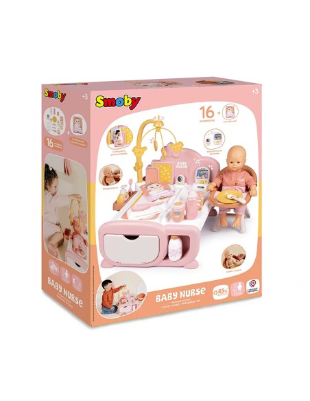Smoby Baby Nurse Cocoon Nursery – Centro Nanna per Bambole SIM7600220393 Simba Toys | Futurartshop.com