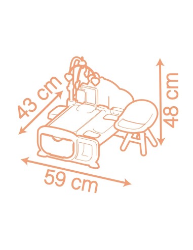 Smoby Baby Nurse Cocoon Nursery – Centro Nanna per Bambole SIM7600220393 Simba Toys | Futurartshop.com