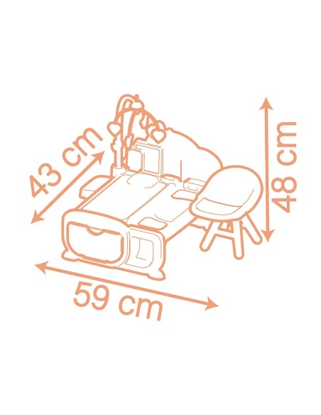 Smoby Baby Nurse Cocoon Nursery – Centro Nanna per Bambole SIM7600220393 Simba Toys | Futurartshop.com