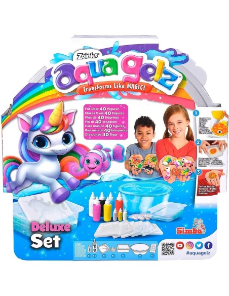 Simba Aqua Gelz Deluxe Set – 9 Tubetti, 6 Stampi e Ciotola SIM106322563 Simba Toys | Futurartshop.com