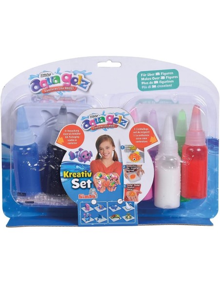 Simba Aqua Gelz Creative Set – 7 Tubetti 30ml e 4 Stampi 3D SIM106322562 Simba Toys | Futurartshop.com