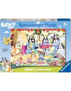 Ravensburger Bluey Christmas – Giant Floor Puzzle 24 Pieces