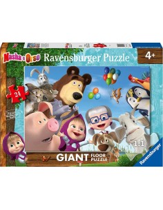 Ravensburger Masha e Orso – Puzzle 24 Pezzi per Bambini