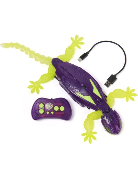 Robot Radiocomandato HEX BOTS Gecko – Fluorescente e Ricaricabile SPI6075451 Spin master | Futurartshop.com