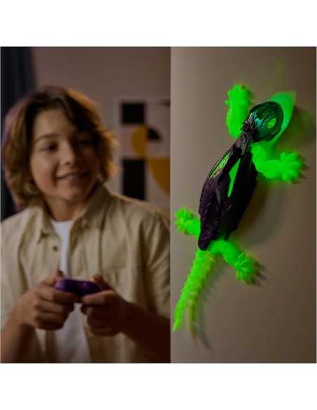 Robot Radiocomandato HEX BOTS Gecko – Fluorescente e Ricaricabile SPI6075451 Spin master | Futurartshop.com