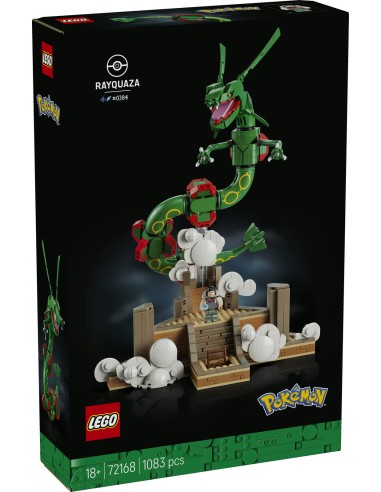 LEGO Pokémon 72168 – Rayquaza Sky Pillar Display Set LEG6589499 Lego | Futurartshop.com